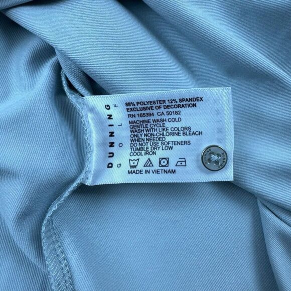 DUNNING GOLF Gray Sleeveless Polo Shirt Tank PGA Works Collegiate Championship S - Picture 8 of 10